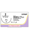 COATED VICRYL® Plus Antibacterial Suture Absorbable Undyed 2 135cm - Box/24
