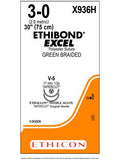 ETHIBOND* EXCEL Double-Armed Suture Green 3-0 75cm V-5  - Box/36