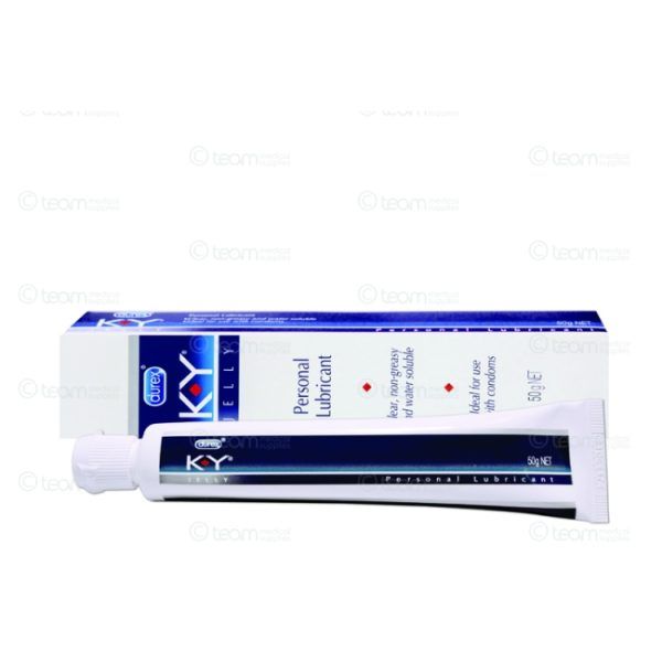k-y lubricating jelly carbomer free / 50g tube / each