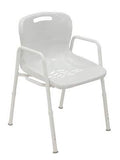 Shower Chair Height Adjustable Clip on Seat with Arms