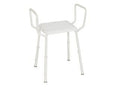 SHOWER STOOL ADJ HEIGHT + GRIP