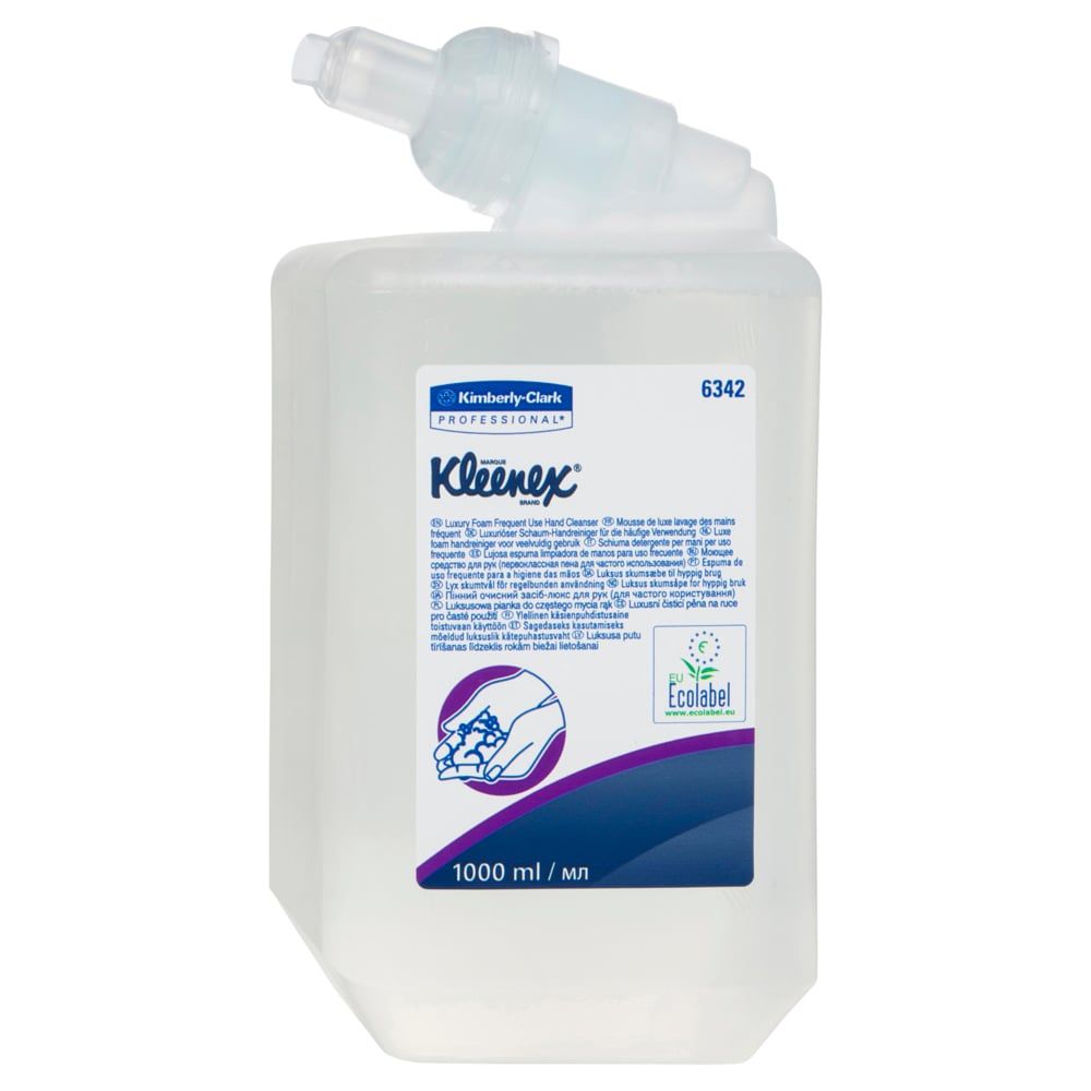 kleenex luxury foam frequent use hand soap / foam wash / 1l / each