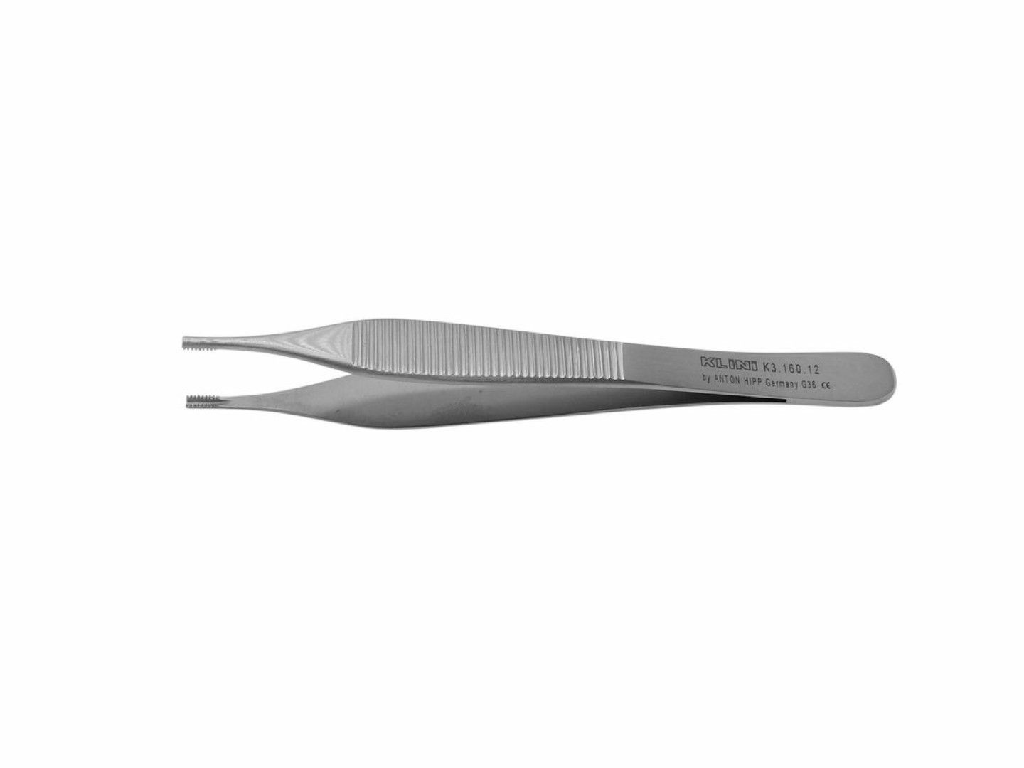 hipp adson brown tissue forceps / 12cm