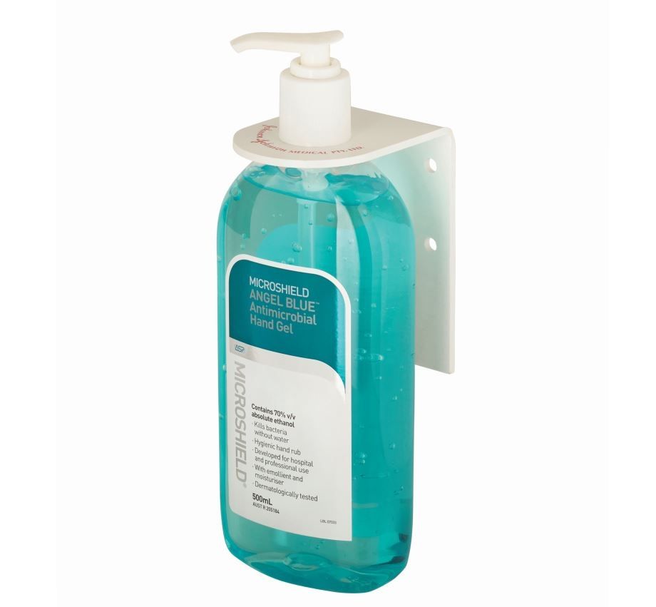l-shaped wall bracket for microshield / 500ml