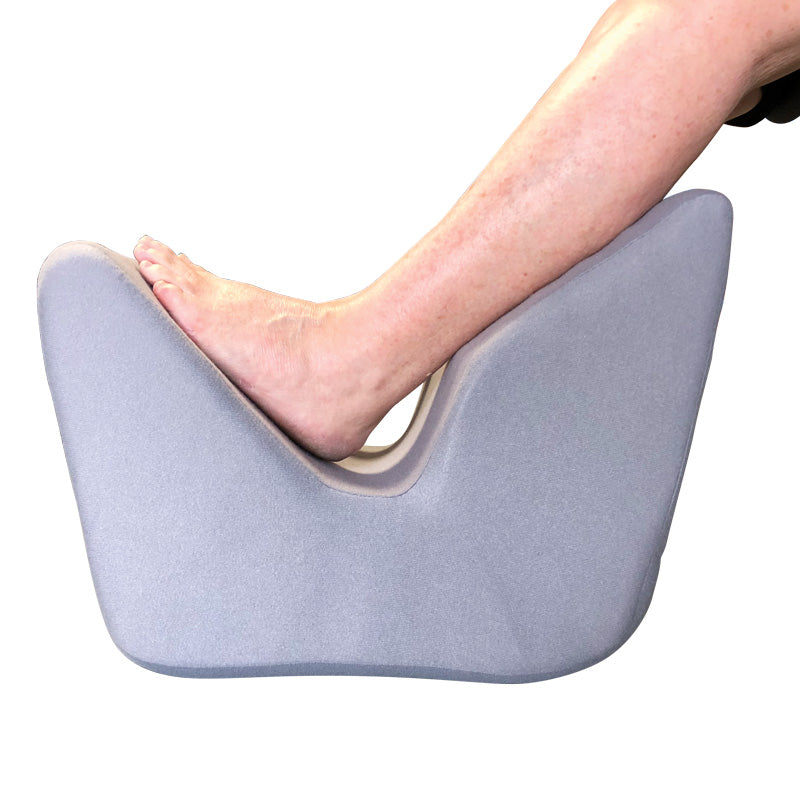 Leg Support with Grey Velour Cover