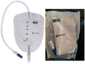 hollister leg bag 800ml/50cm w/strap sterile bx10