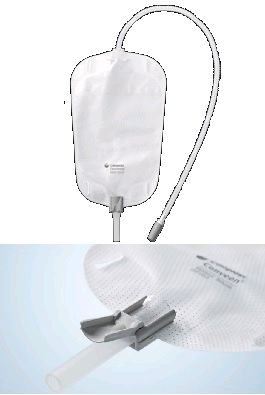 conveen security+ leg bags sterile 50cm / 750ml / box of 10