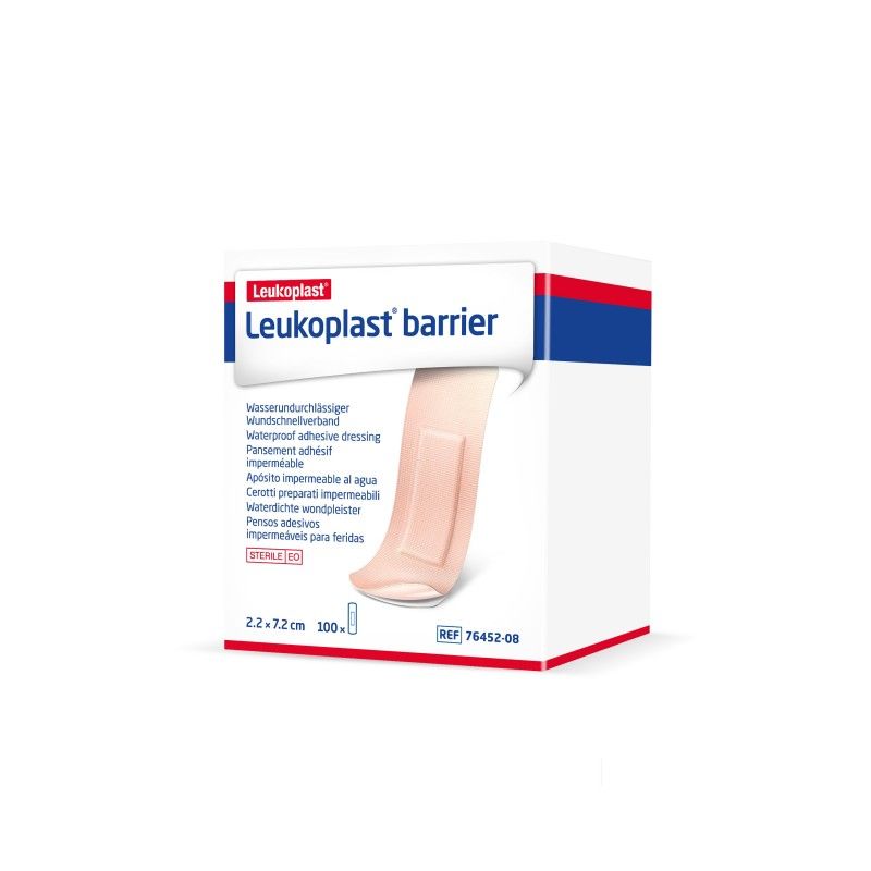 leukoplast barrier waterproof barrier dressing / 2.2 x 7.3cm / box of 100