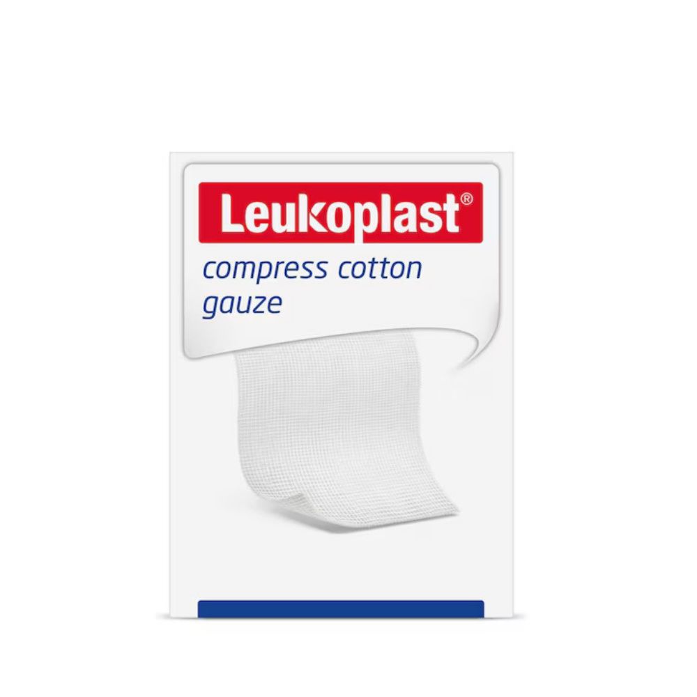 leukoplast compress / cotton gauze / sterile