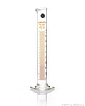 measuring cylinder hex glass / 100ml