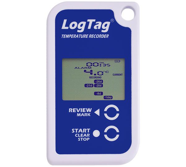 logtag temperature logger with internal sensor & temperature display (trid30-7r)