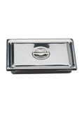 TRAY W/LID 200X80X38MM S/S