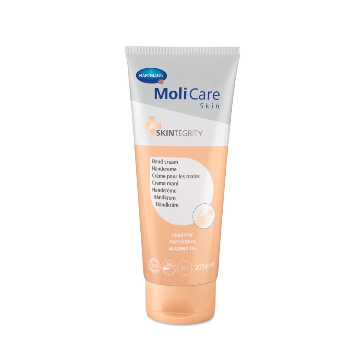 molicare 'care' hand cream / 200ml / each