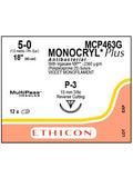 MONOCRYL® Plus Sutures Antibacterial Violet 45cm 5-0 P-3 - Box/12