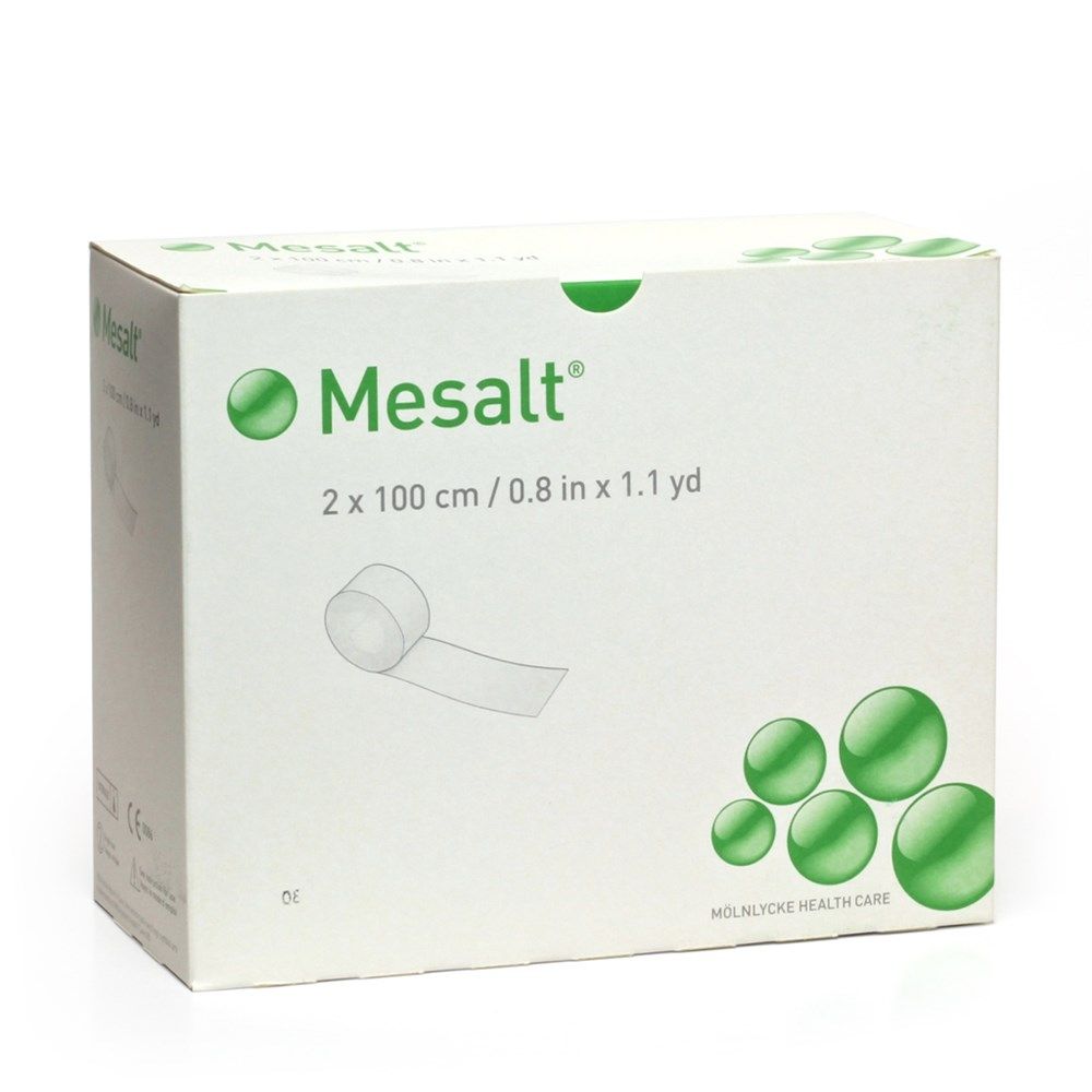 mesalt ribbon gauze dressings 2 x 100cm / pack of 10