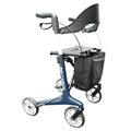 Mio Carbon Fibre Rollator - Regular Blue