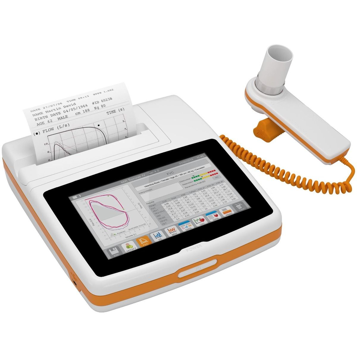 mir spirolab 4 desktop spirometer / each