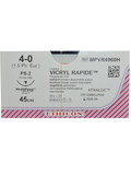 VICRYL RAPIDE® Absorbable Sutures Undyed 4-0 45cm PS-2 19mm - Box/36