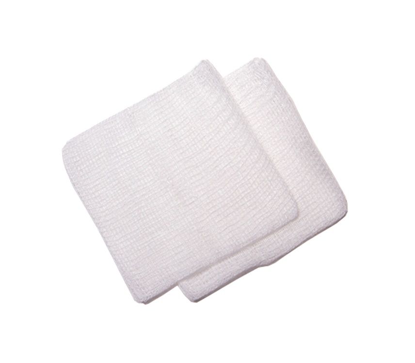 gauze swabs / non sterile / plain woven / 8 ply / 7.5cm x 7.5cm / pack of 100