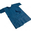 multigate short sleeved blue gown / box of 50