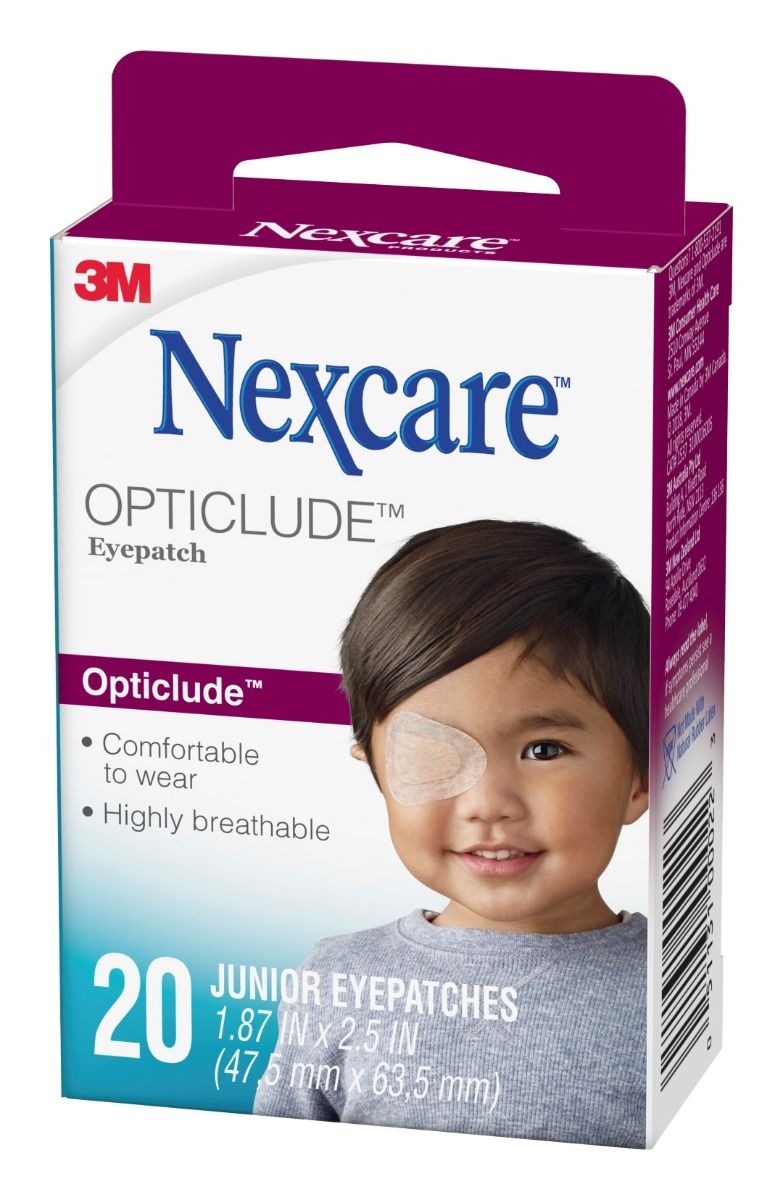 nexcare eye patch junior eye pads / box of 20