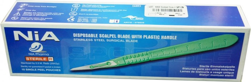 NiA DISPOSABLE SCALPELS COMP SIZE 11