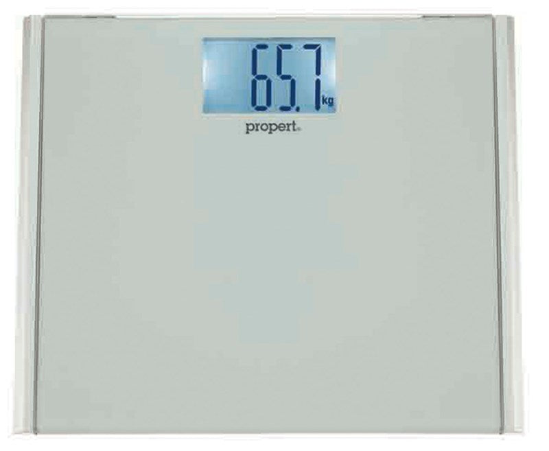 Propert Nova Bathroom Digital Scale Flat Glass Top 180kg - Each