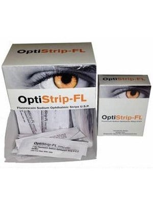 OptiSrtrip-FL Fluorescein Strips - Box/300