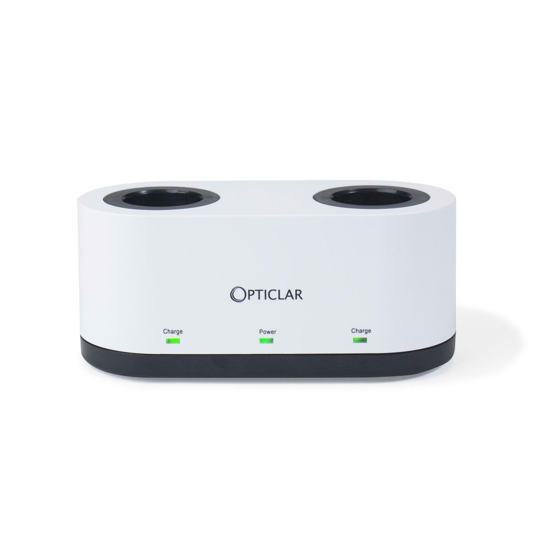 opticlar twin port desk recharger