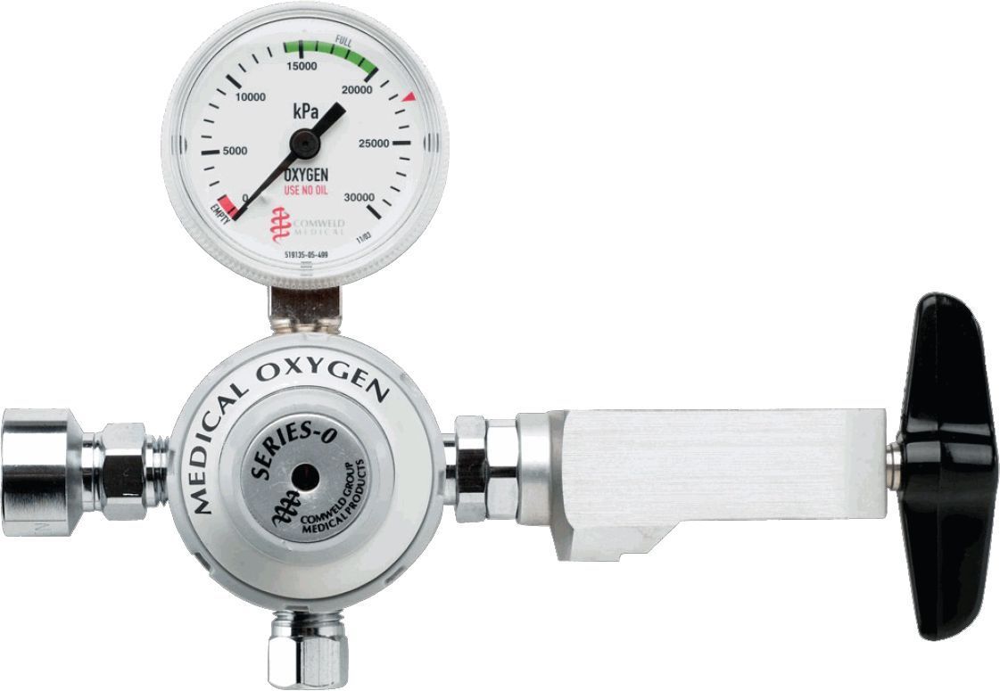 oxygen therapy regulator / series-o / yoke style