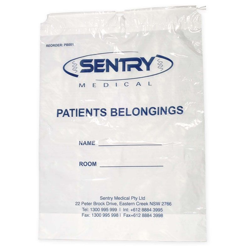 patient's belongings bag / box of 300