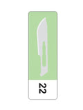 inhealth™ Carbon Steel Scalpel Blade #22 - Box/100