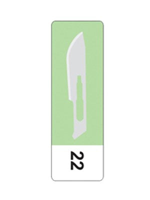 inhealth™ Carbon Steel Scalpel Blade #22 - Box/100