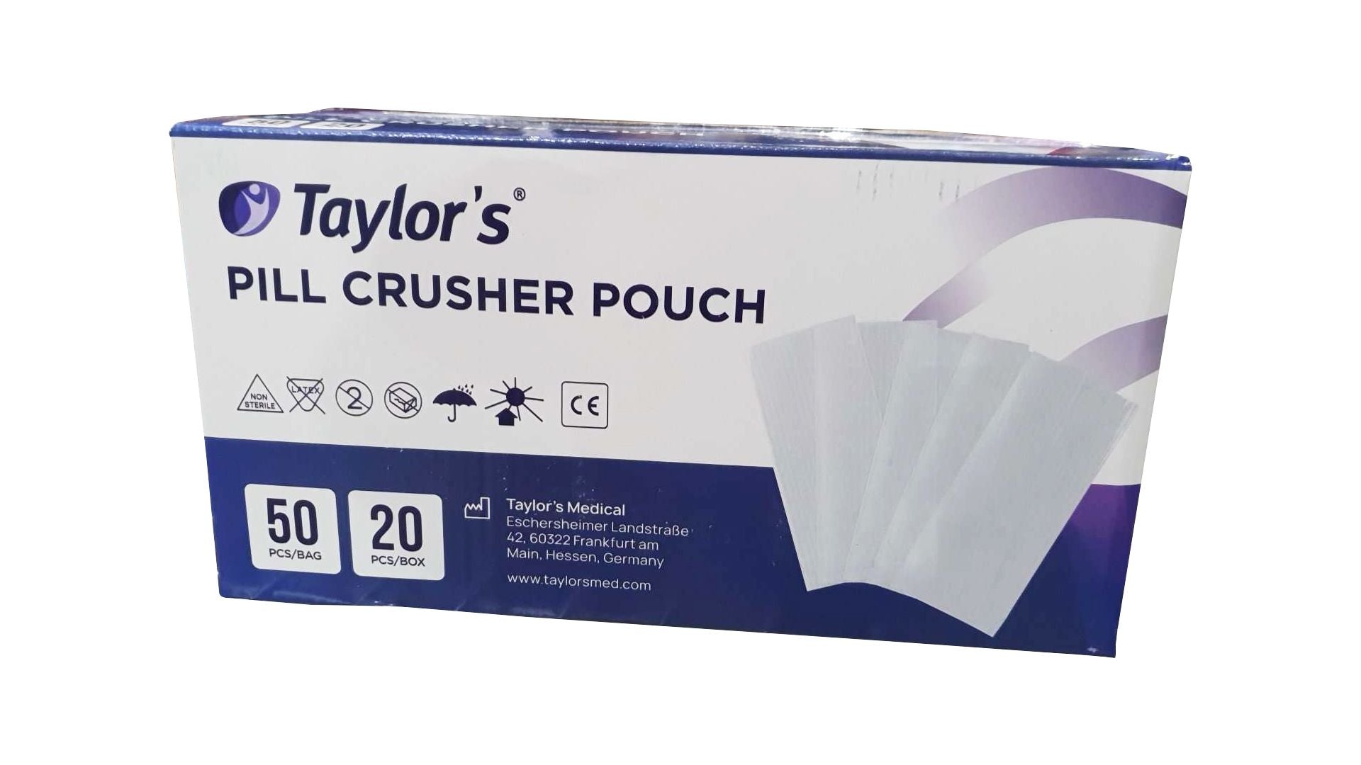 pill crusher pouch / box of 1000