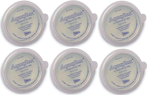 aquaflex ultrasound gel pad / 2 x 9cm / pack of 6