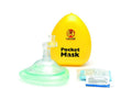 pocket mask with gloves & wipe in hard case laerdal