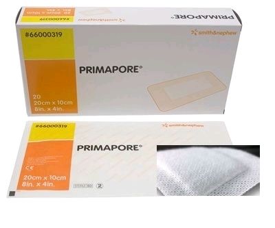 primapore adhesive / 20cm x 10cm box 20