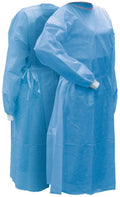 gown isolation aami level 3 / blue / carton of 50