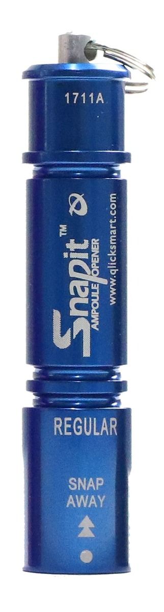 snapit lite ampoule opener / regular / 125ml / blue / each