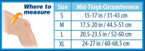 OrthoSleeve Compression Thigh Sleeve