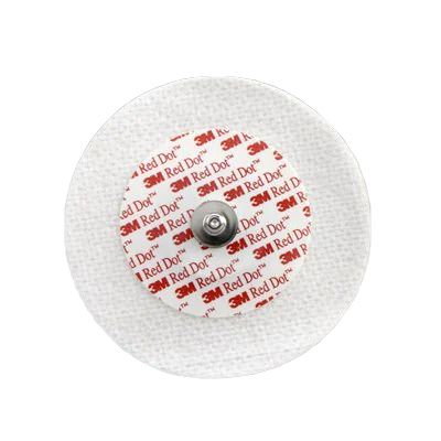 3m red dot™ ecg soft cloth monitoring electrode / 6cm diameter / box of 50