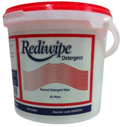 rediwipe detergent pails 25x30cm, 2x325 sheets