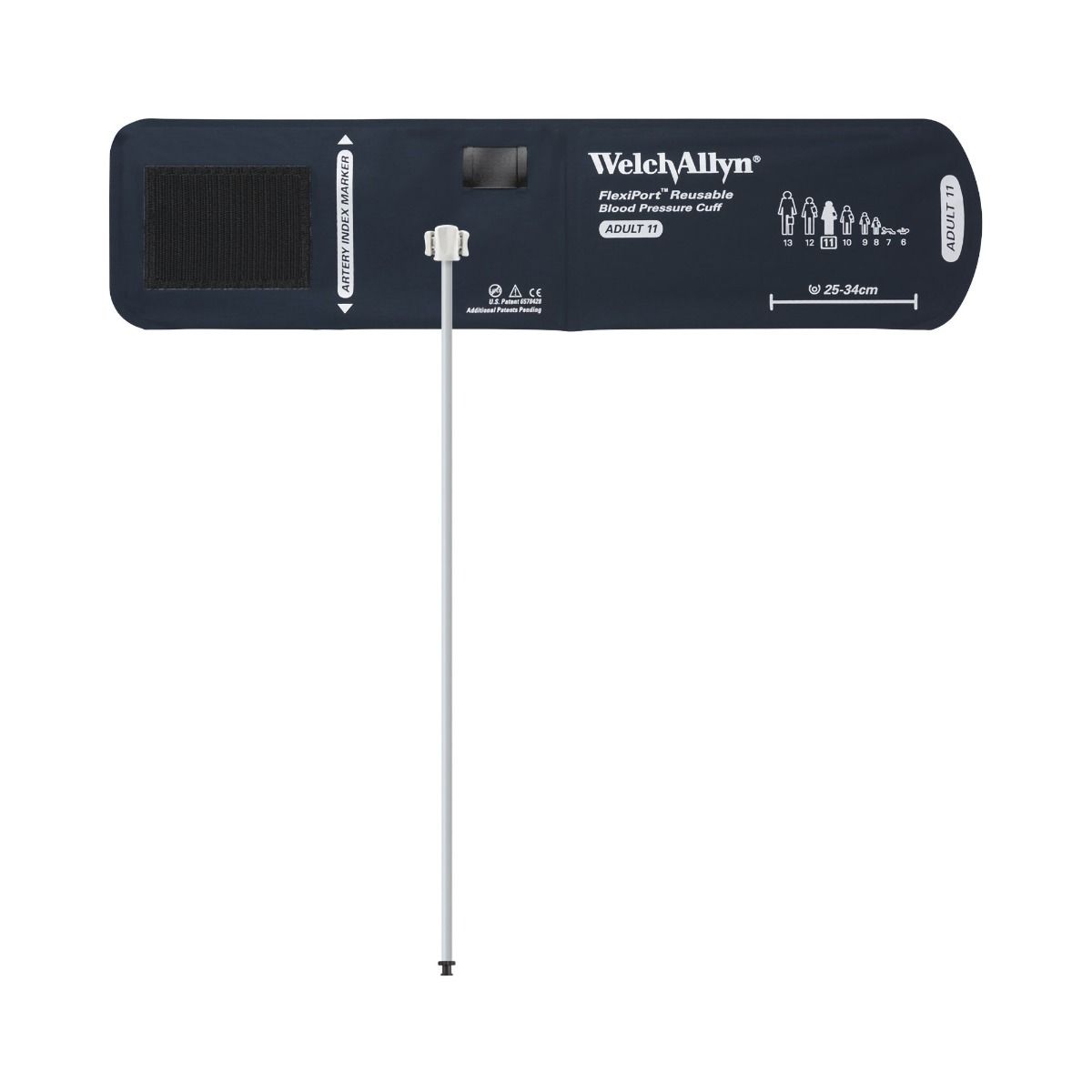 welch allyn blood pressure cuff flexiport one-tube with tp connector