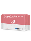 Super-Soft Disposable Patient Wipes - Pkt/50