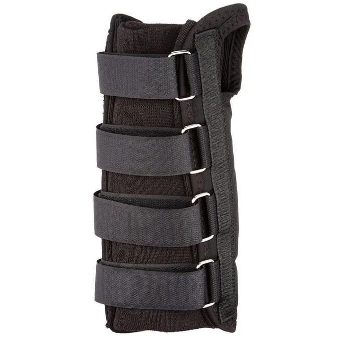 Rolyan D-Ring Wrist Brace, Regular Length, Black