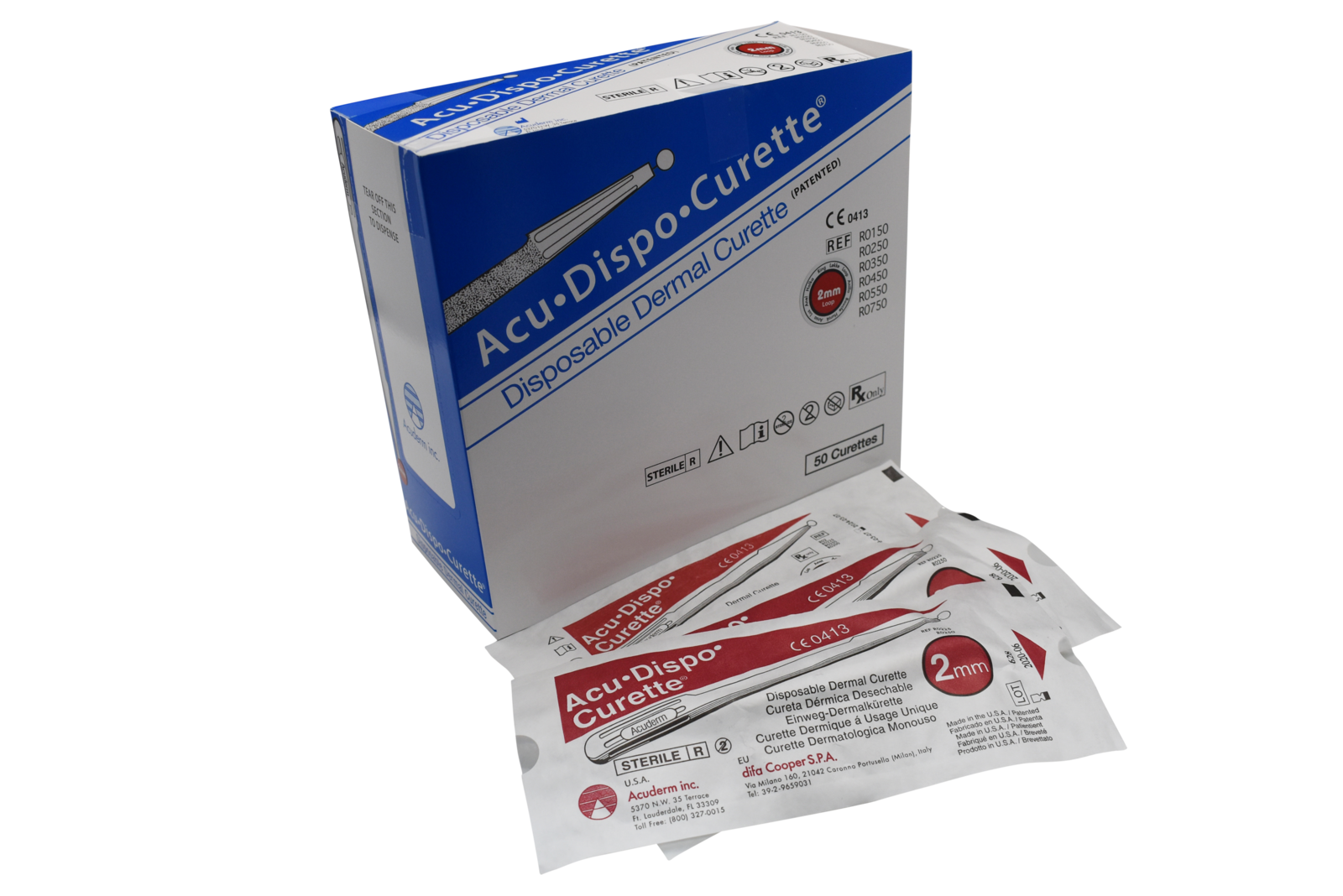 acu-dispo-curette® / dermal / box of 10