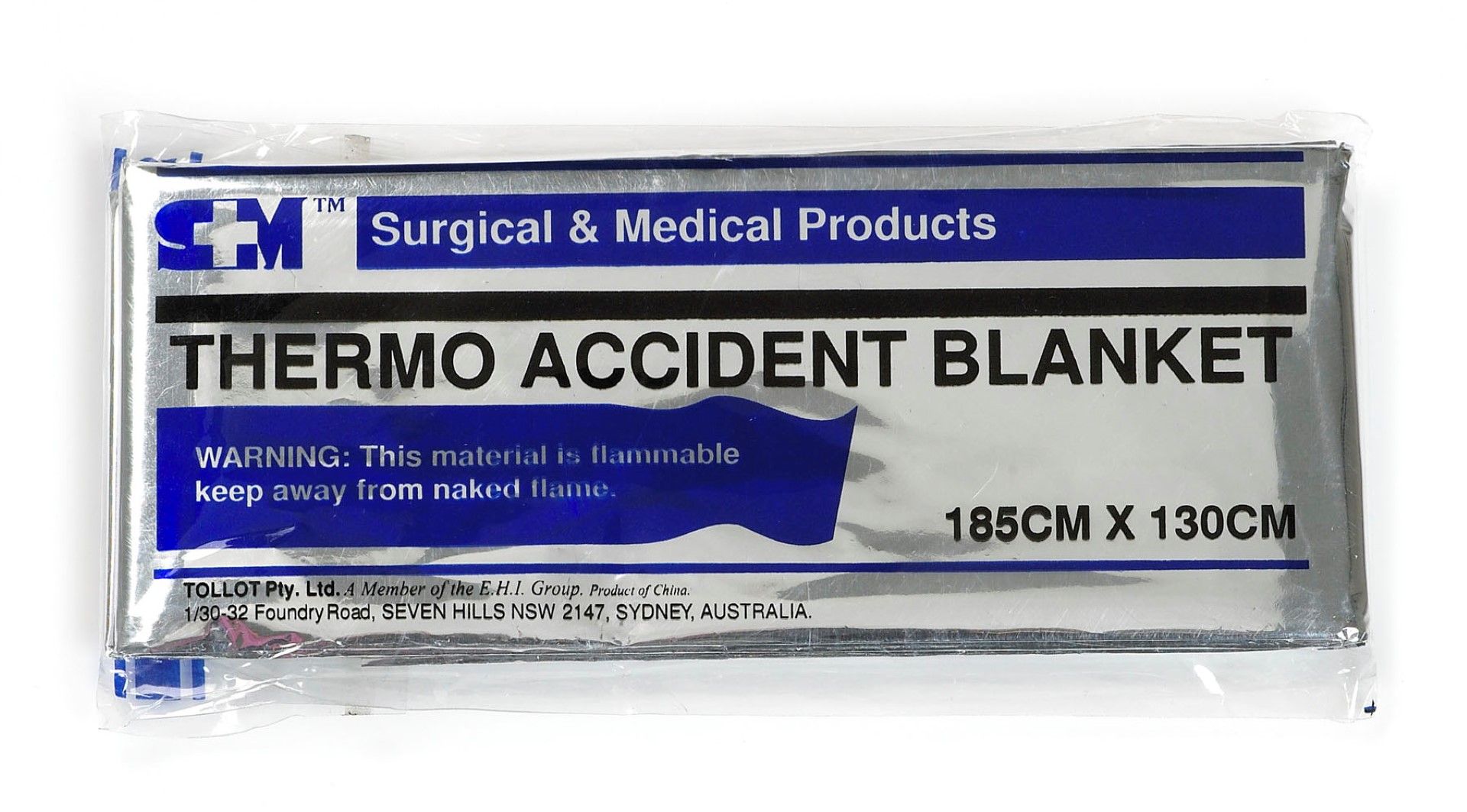 s+m thermal accident blanket / 185 x 130cm