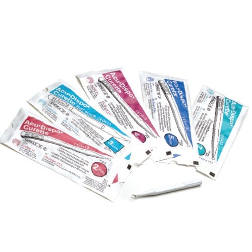 DERMATOLOGICAL 5MM CURETTE (DSP) - Pkt/10