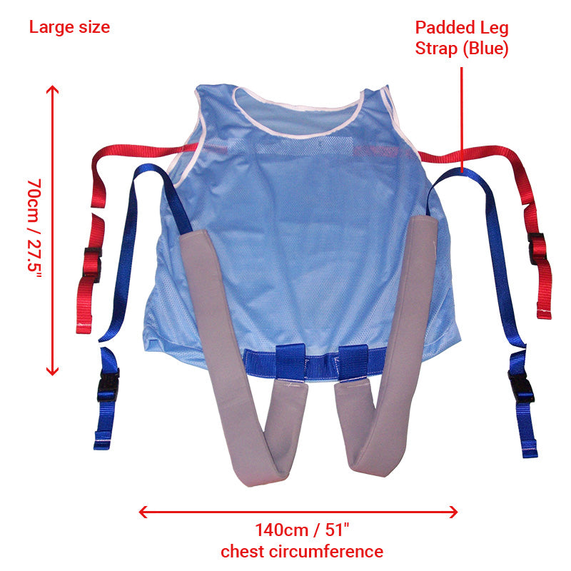 Safety Vest with Leg Straps