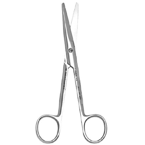 MAYO SCISS BL/BL 17CM STR HIPP